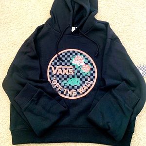 Vans hoodie rose off the wall